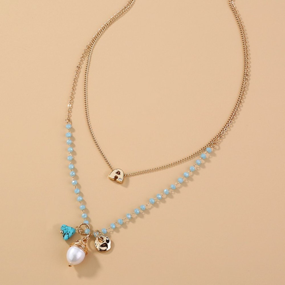 Double layer necklace